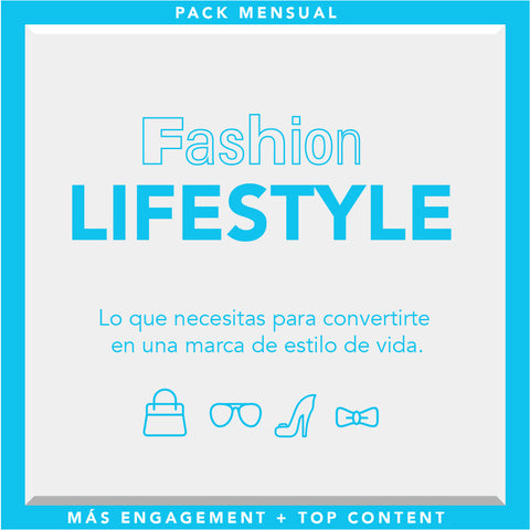 Pack Lifestyle for fashion brand